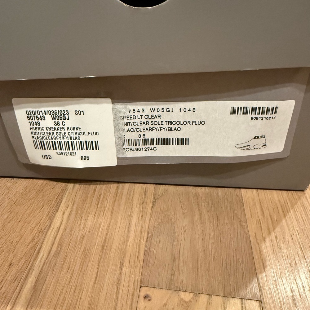Balenciaga Speed Trainer Sneaker sz 38 - Picture 3 of 6